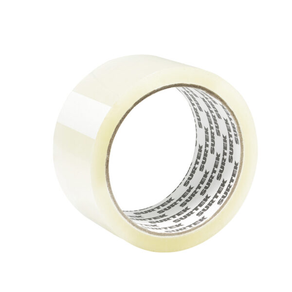 CINTA DE EMPAQUE 2X50MT 138022 SURTEK TRANSPARENTE