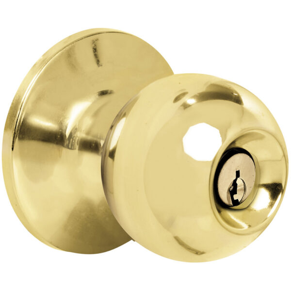 CERRADURA DE CILINDRO 13POPPROLOK LLAVE-CIEGO LATON BTE