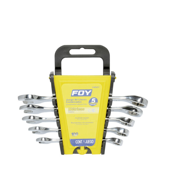 JGO 5 LLAVES COMB MM PUL ESP FOY
