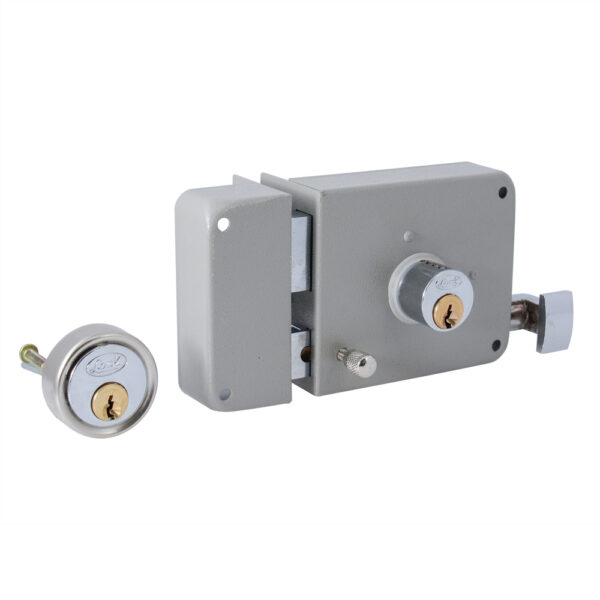 CERRADURA D/SOBREPONER 27CSLOCK IZQ C/AC INOX
