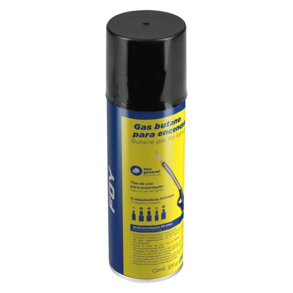CILINDRO GAS BUTANO 125G GASEF P/ENCENDEDOR FOY