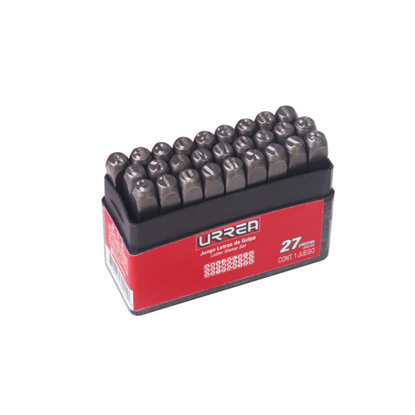 JUEGO LETRAS DE GOLPE 10MM 3/8 42L10 URREA