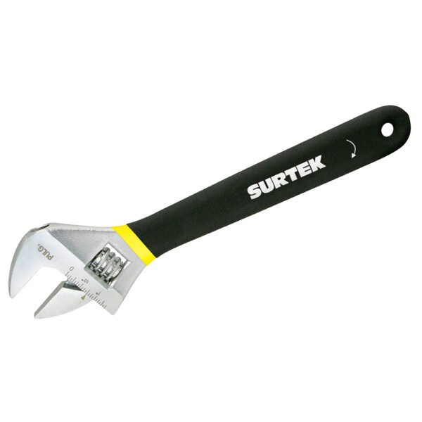 LLAVE AJUSTABLE 10"SURTEK 510PAPERTURA 1-1/8" MANGO AISLADO