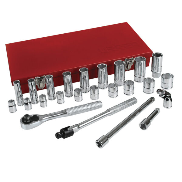 AUTOCLE FRACCIONAL 25PZ 5200CLURREA CON CUADRO DE 3/8"