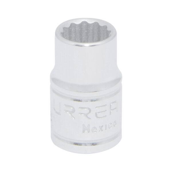 DADO 3/8"X6MM URREA 5206M12 PTS CORTO CROMADO