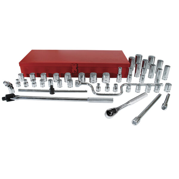 AUTOCLE FRACCIONAL 43PZA 5400GURREA CON CUADRO DE 1/2"