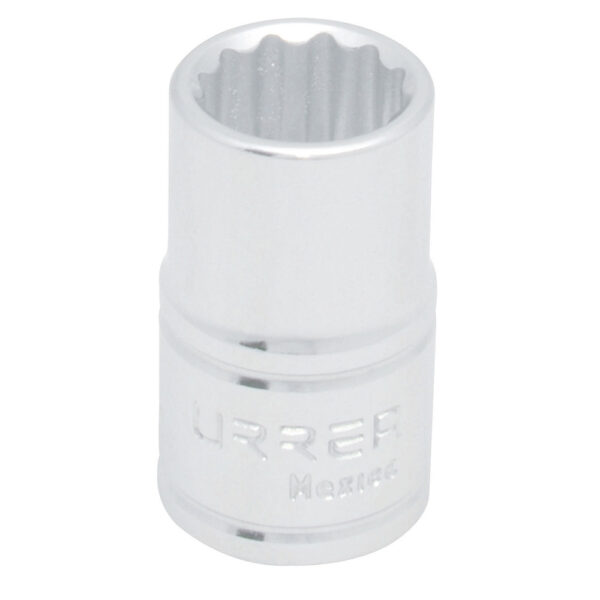DADO 1/2"X11MM URREA 5411M12 PTS CORTO CROMADO