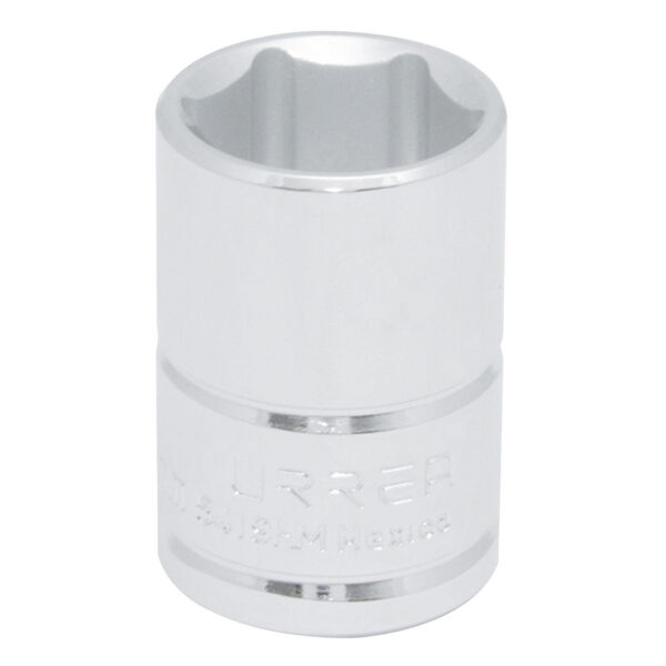 DADO 1/2"X15MM URREA 5415HM6 PTS CORTO CROMADO