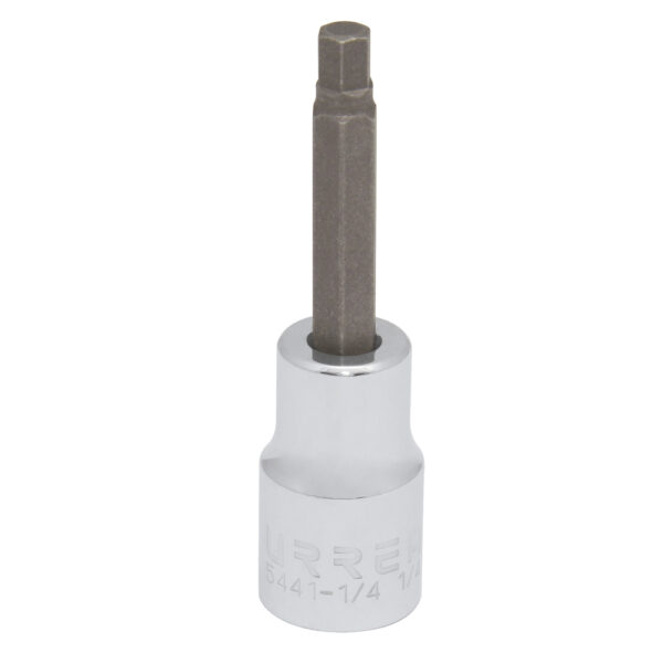 DADO 1/2X1/4" URREA 5441-1/4PUNTA HEXAGONAL CROMADO