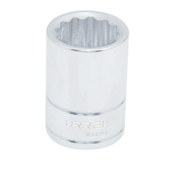 DADO 3/4"X20MM URREA 5520M12 PTS CORTO CROMADO