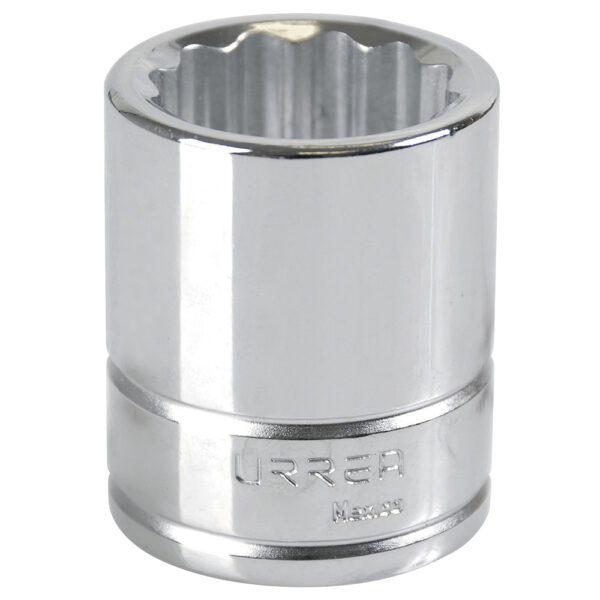 DADO 3/4"X34MM URREA 5534M12 PTS CORTO CROMADO