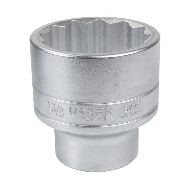 DADO 1X2-3/8" URREA 577612 PTS CORTO CROMADO