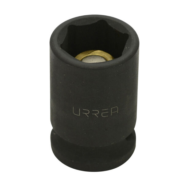 DADO 3/8X1/2" URREA 7216HMCON IMAN 6 PTS CORTO P/IMPACTO
