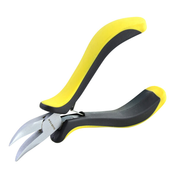 PINZA MINI PUNTA CURVA 953 4-3/4" URREA MANGO BIMATERIAL