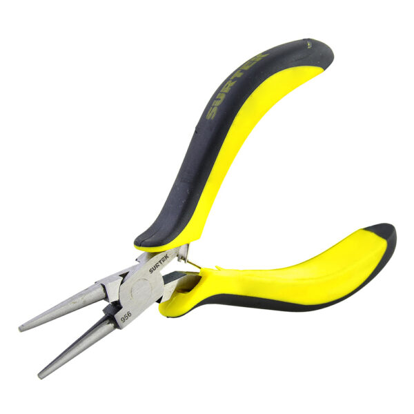 PINZA MINI PUNTA REDONDA 956 4-3/4" SURTEK P/ELECTRONICA