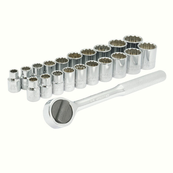 AUTOCLE COMBINADO 21PZA A02CSURTEK CON CUADRO DE 3/8"