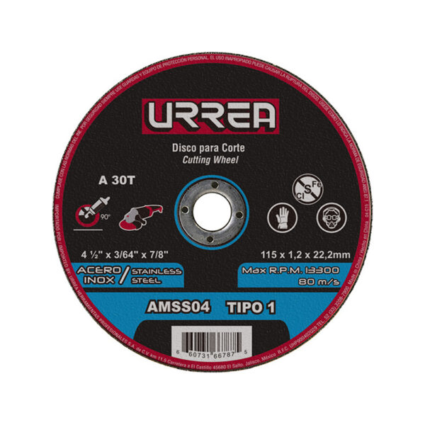 D ABRA A INOX 4 1/2X 3/64 PLANO AMSS04