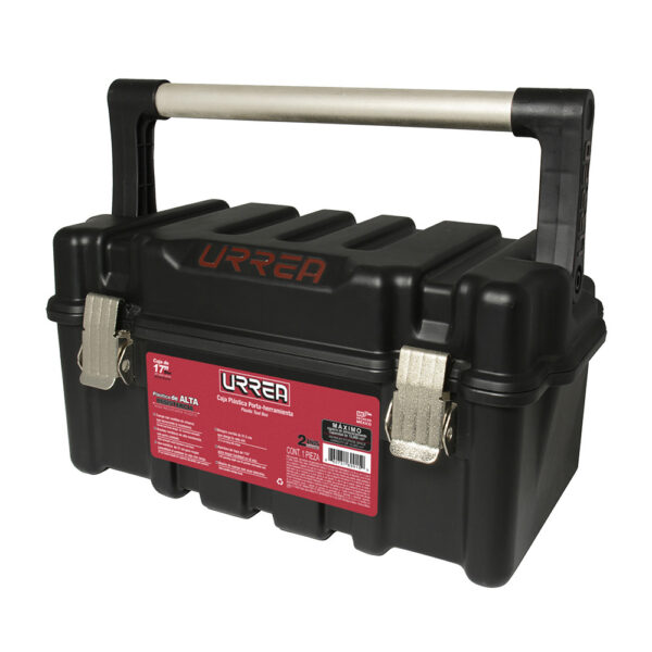CAJA PLASTICO CPU17A URREA C/BROCHE MET Y CHAROLA 17X9X8