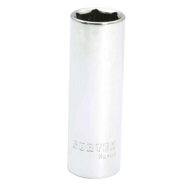 DADO 1/4"X13MM SURTEK F4413HLM6 PTS LARGO CROMADO