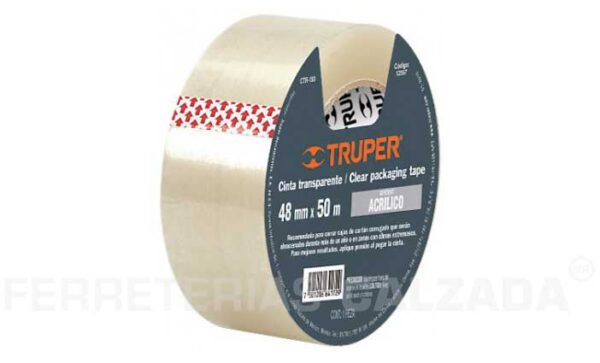 CINTA TRANSP CTR-50 48X.050MMX50M TRUPER