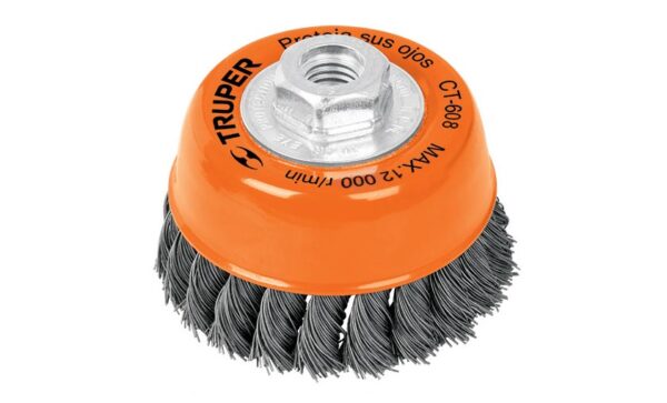 CARDA CT-608 3 5/8-11 TRUPERCOPA ALAMBRE TRENZADO FINO
