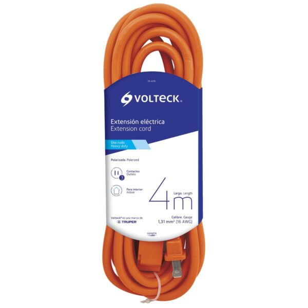 EXTENSION ER-2X16 2M VOLTECH ELECTRICA USO RUDO CALIBRE 16