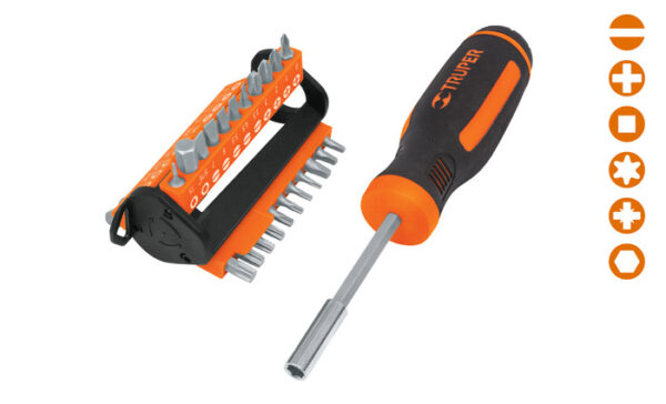 DESARMADOR DMP-33 TRUPER CON 17 PUNTAS