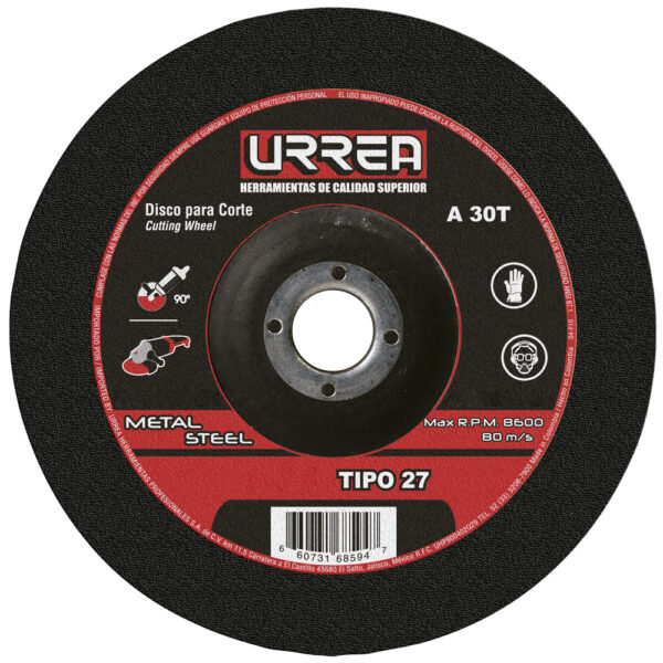 DISCO T/27 METAL 7X1/4 E/PESU777 URREA
