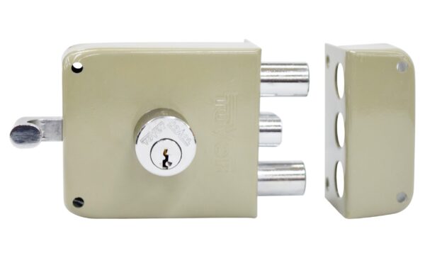 CERRADURA L-5N PINTADA TOVERDE SOBREPONER