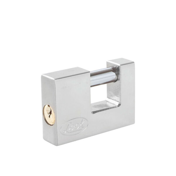 CANDADO ACERO P/CORTINA 80MML22C80ECSB LOCK CROMO SATINADO