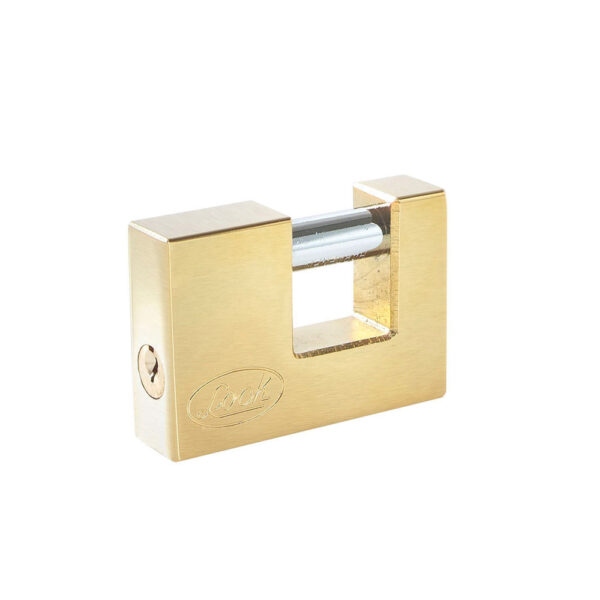 CANDADO ACERO P/CORTINA 80MML22C80ELBB LOCK LATON BRILLANT