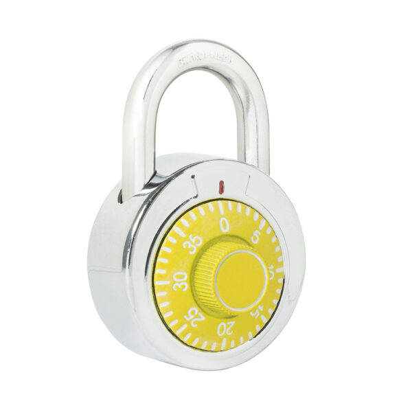 CANDADO DE COMBINACION 50MML26S50AMB AMARILLO LOCK DE DIS