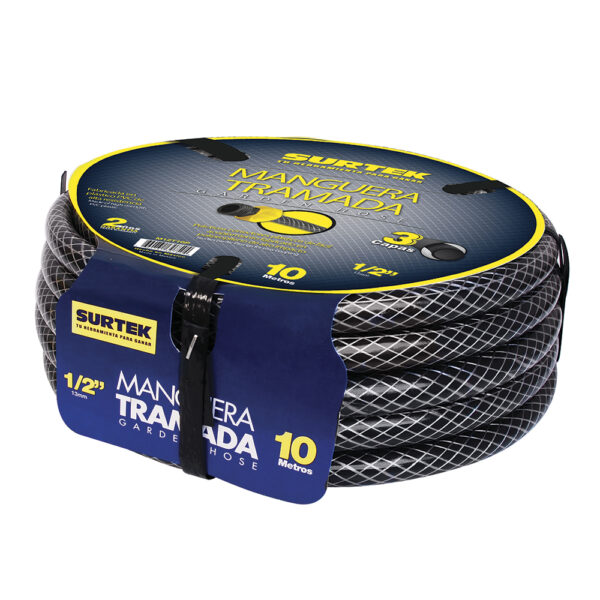 MANGUERA TRAMADA M12T10P 1/2SURTEK 10MT CONECTOR PLAST GRI