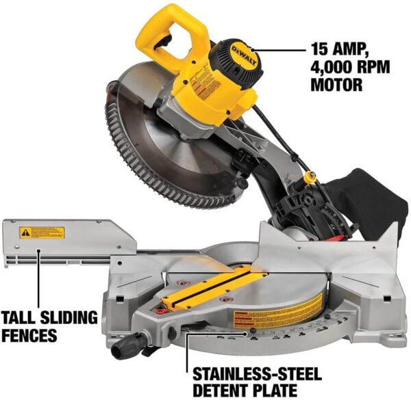 SIERRA INGLETE DWS715-B3 12"DEWALT COMPACTA 15AMP - Image 2